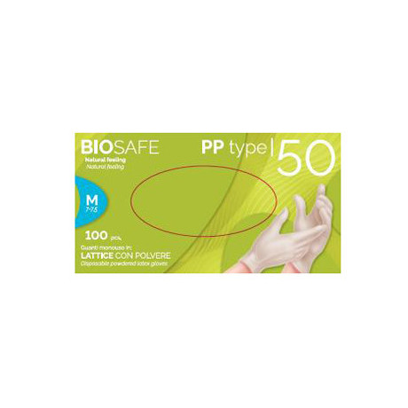 Biosafe Plus Guanto Lat C/p L