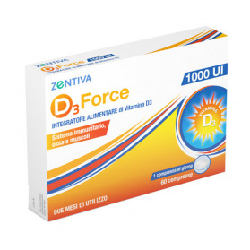 D3 Force Zentiva 1000UI 60 Compresse