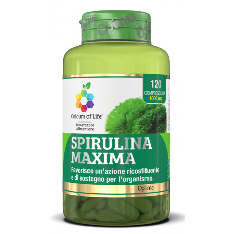 Spirulina Maxima 120 Compresse Colour