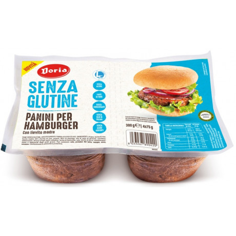 Doria Panini Hamburger 4x50g