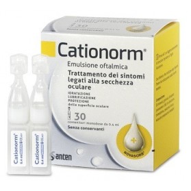 Cationorm Gocce 30 Fiale Monodose Da 0,4 ml