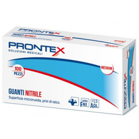 Guanto Prontex Nitrile Misura Media 7/8 Senza Polvere