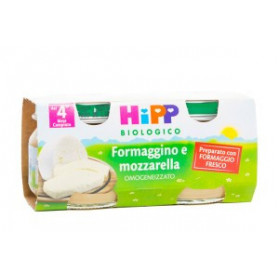 Hipp Biologico Formaggino Mozzarella 2 Pezzi 80 g