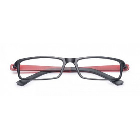 Occhiale Da Lettura Premontato Twins Silver Light Nero/rosso +1,00