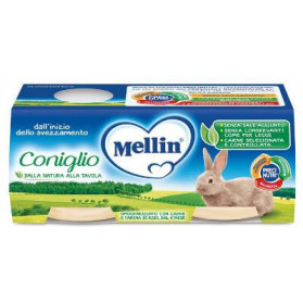 Mellin Omogeneizzato Coniglio 2x120 g