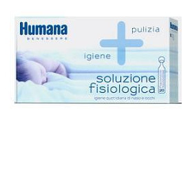 Humana Soluzione Fisiologica Monodose, 20 Flaconcini Da 5ml