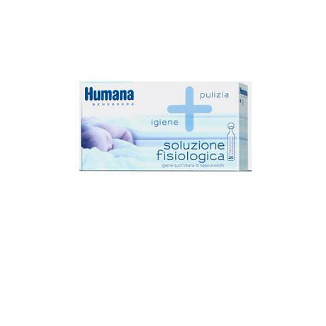 Humana Soluzione Fisiologica Monodose, 20 Flaconcini Da 5ml