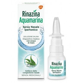 Rinazina Acquamarina Soluzione Nasale Ipertonica Con Eucalipto Spray 20 ml