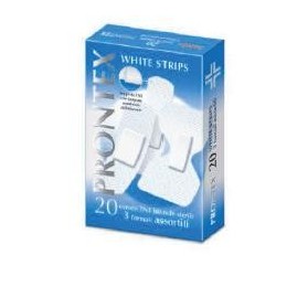 Cerotto Prontex White Strips Astuccio 20 Pezzi 3 Formati Assortiti