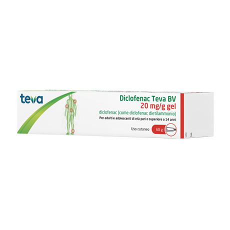 Diclofenac Teva Gel 60g 20mg/g