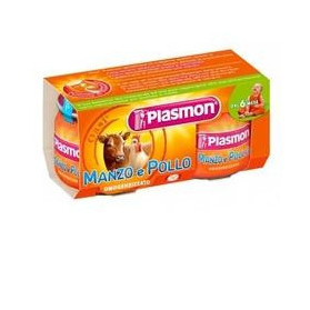 Plasmon Omogeneizzato Manzo/pollo 80 g X 2 Pezzi