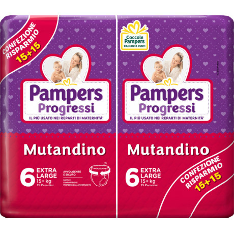 Pampers Progressi Mut Xl 30pz