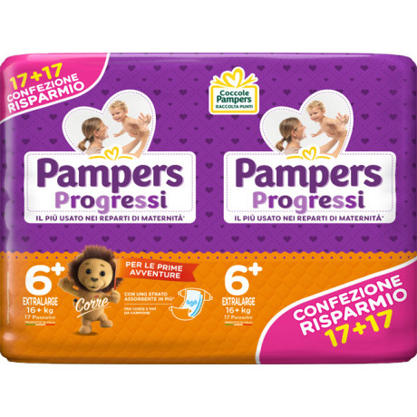 Pampers Progressi Xl 34pz