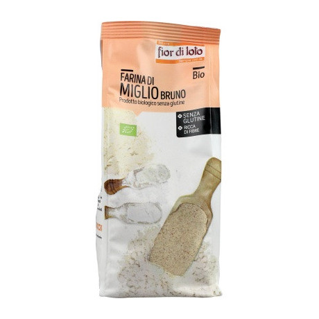 Farina Miglio Bruno Senza Glutine Bio 375 g