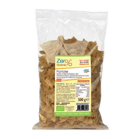 Farfalle Riso Semigr Bio 500g