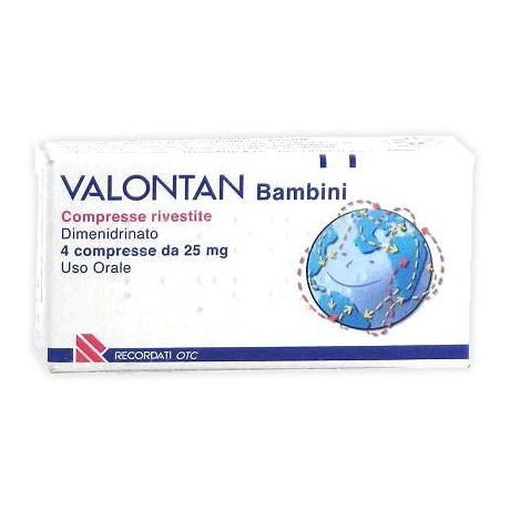 Valontan Bambini 4 Compresse Rivestite 25mg