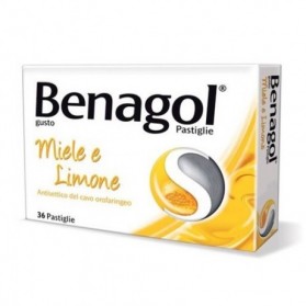 Benagol 36 Pastiglie Miele Limone