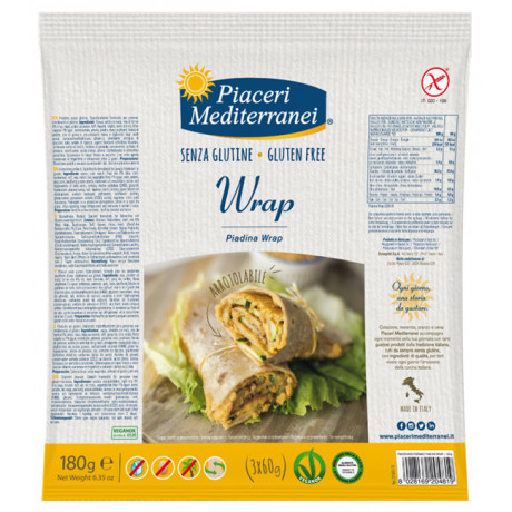 Piaceri Medit Piadina Wrap180g