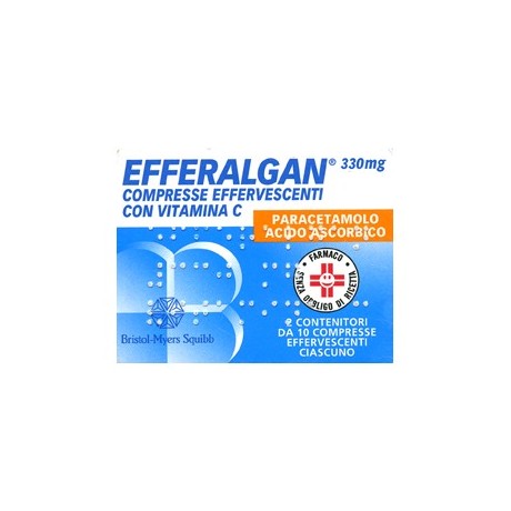 Efferalgan 20 Compresse Effervescente 330+200mg