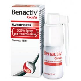 Benactiv Gola Spray 15ml 0,25%