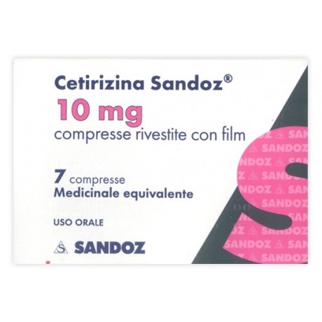 Cetirizina Sand 7 Compresse Rivestite 10mg