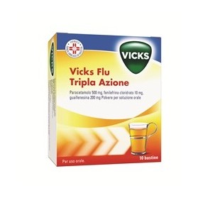 Vicks Flu Tripla A Uso Orale Polv10 Buste