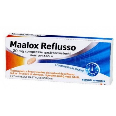 Maalox Reflusso 7 Compresse 20mg