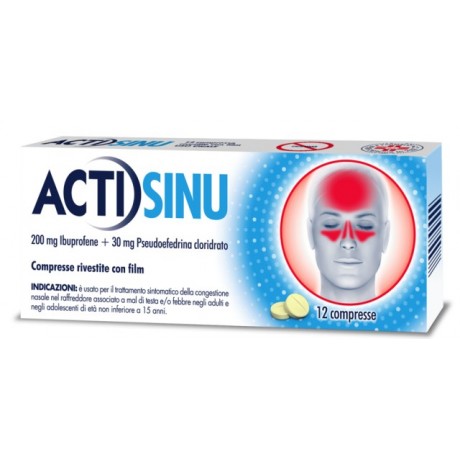 Actisinu 12 Compresse 200mg+30mg