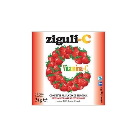 Ziguli C Fragola 40 Confetti 24 g