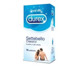 Profilattico Durex Settebello Classico 18 Pezzi