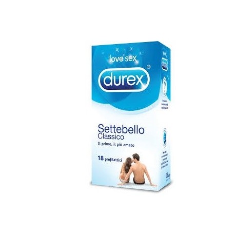 Profilattico Durex Settebello Classico 18 Pezzi