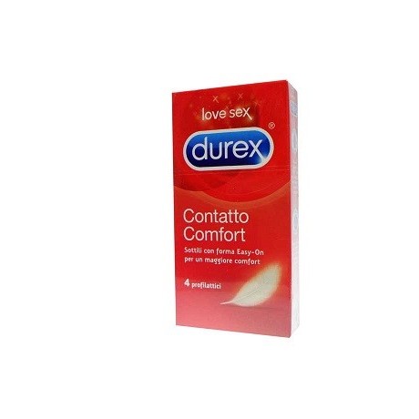 Profilattico Durex Contatto Comfort 4 Pezzi