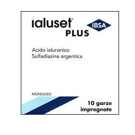 Garza Medicata Ialuset 10x10 Cm 10 Pezzi