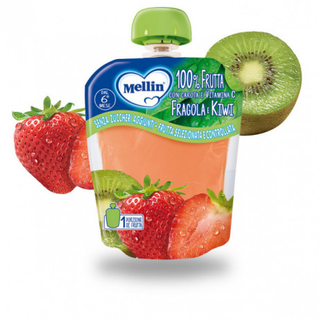 Mellin 100% Fragola Kiwi 90g