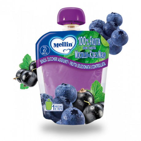 Mellin 100% Mirtillo Ribes 90g