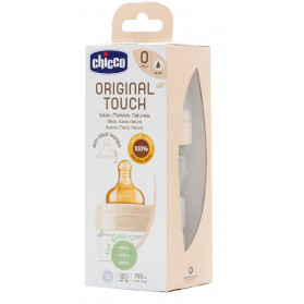 Chicco Biberon Original 150ml Vetro 1 Foro 1 Foro Unisex Con Tettarella In Caucciu'