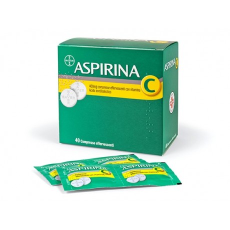Aspirina C 40 Compresse Effervescente 400+240mg