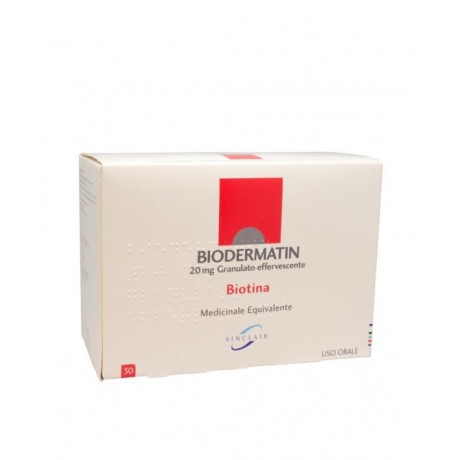 Biodermatin Granulato 30 Bustine 20mg