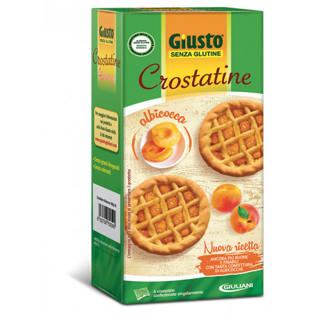 Giusto S/g Crostatina Alb 180g