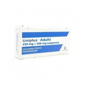 Uniplus Adulti 10 Supposte 250mg+350mg