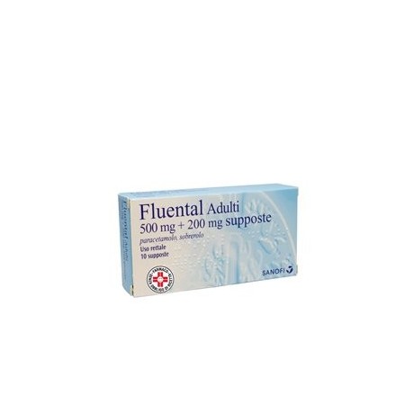 Fluental Adulti 10 Supposte 500mg+200mg