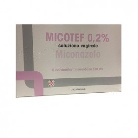 Micotef Soluzione Vaginale 5 Flaconcino 150ml 0,2%