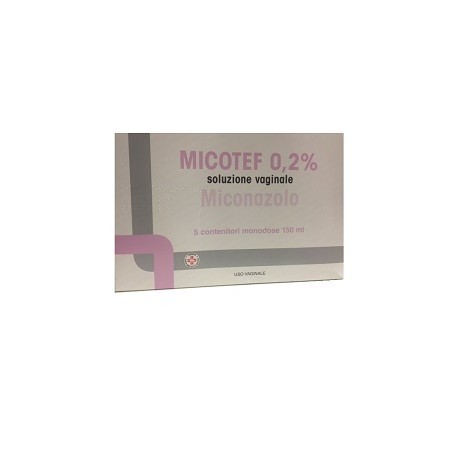 Micotef Soluzione Vaginale 5 Flaconcino 150ml 0,2%