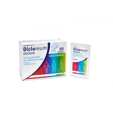 Dicloreum Dolore 20 Bustine 25mg