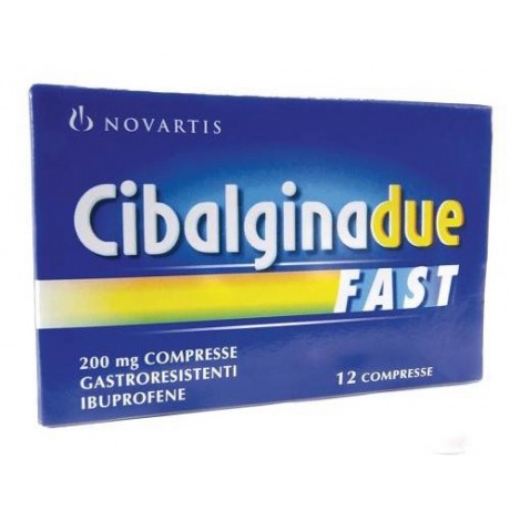 Cibalgina Due Fast 12 Compresse 200mg