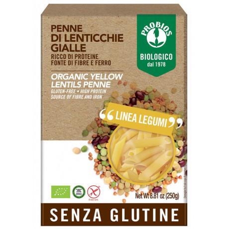 Probios Penne Lenticch Gi 250g