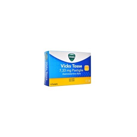 Vicks Tosse 12 Pastiglie 7,33mg Mie