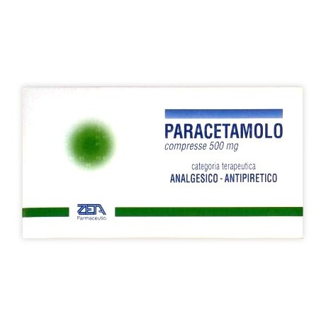 Paracetamolo Zeta 20 Compresse 500mg