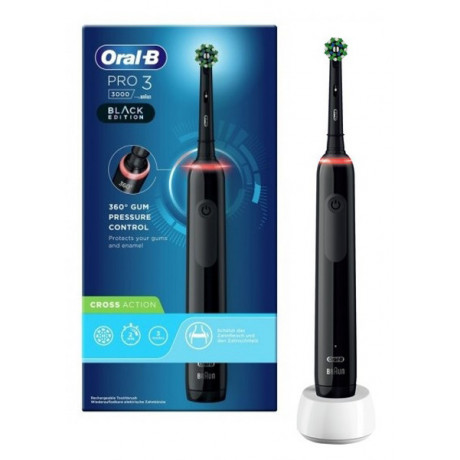 Oralb Pro3 Black Crossaction