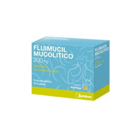 Fluimucil Mucolitico Uso Orale 30 Bustine 200mg